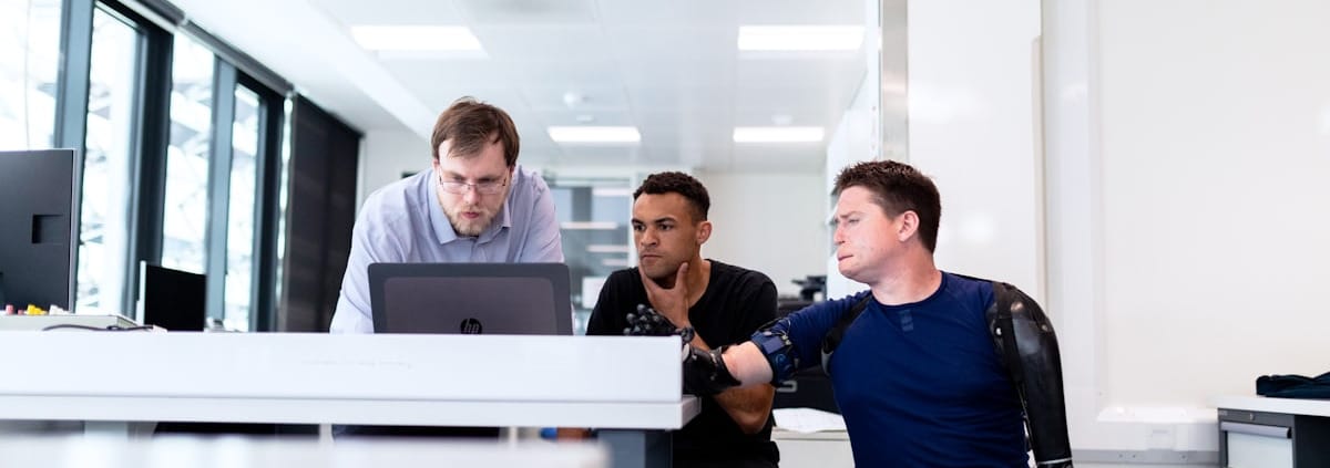 Inclusive workplace team meeting
