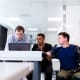 Inclusive workplace team meeting